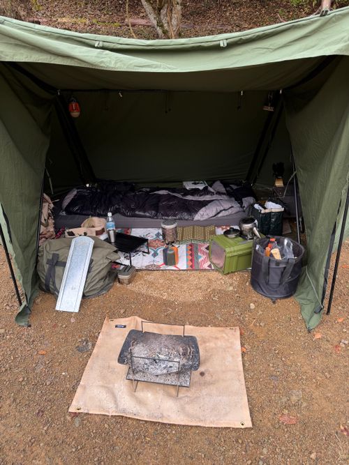 初オートサイトで冬キャンイン@行きつけ WOODSMAN CAMPGROUND ソロキャンプ オートサイト Takadaさんのキャンプブログ CAMPiii（キャンピー） -キャンプ専用SNS キャンプのすべてがここに集まる-