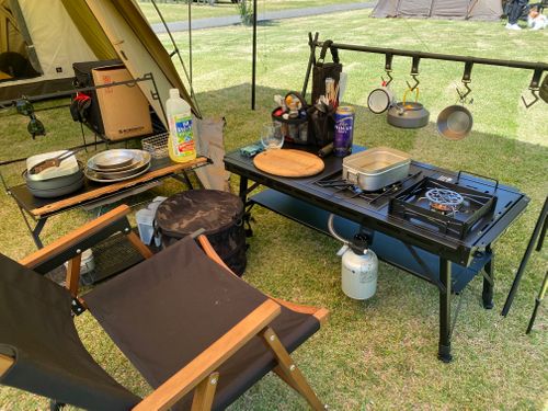 もう初夏の暑さ🥵だった､､､春おじキャン🏕️ 美鈴湖もりの国 オートキャンプ場 グループキャンプ ケイスケさんのキャンプブログ CAMPiii（キャンピー） -キャンプ専用SNS キャンプのすべてがここに集まる-