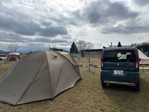 山中湖 LScamp山中湖 ソロキャンプ オートサイト 区画サイト marpyさんのキャンプブログ CAMPiii（キャンピー） -キャンプ専用SNS キャンプのすべてがここに集まる-