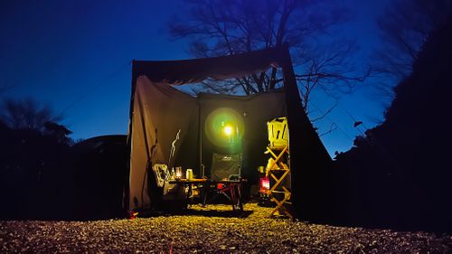 新幕デビュー　の巻 ソロキャンプ フリーサイト ちゃむ！さんのキャンプブログ CAMPiii（キャンピー） -キャンプ専用SNS キャンプのすべてがここに集まる-