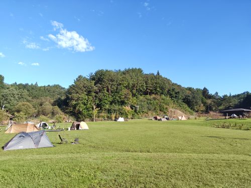 台風一過 あいの沢オートキャンプ場 ソロキャンプ フリーサイト けい＠福島県さんのキャンプブログ CAMPiii（キャンピー） -キャンプ専用SNS キャンプのすべてがここに集まる-
