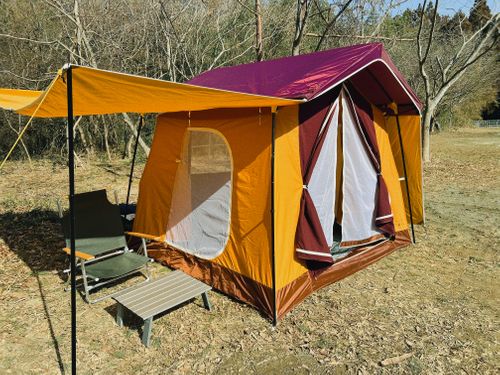 ぼっちキャンプ〜プリンテント立てるの巻〜 紫星の森 ソロキャンプ フリーサイト はさまっkoさんのキャンプブログ CAMPiii（キャンピー） -キャンプ専用SNS キャンプのすべてがここに集まる-