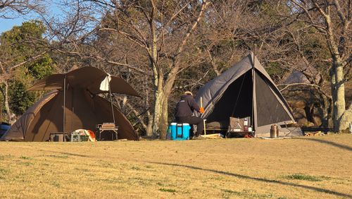 薪割りは新人に迂闊に教えるな(笑)..チョット違う(ヾ(&acute;・&omega;・｀) 四本堂公園キャンプ場 グループキャンプ フリーサイト フッキーさんのキャンプブログ CAMPiii（キャンピー） -キャンプ専用SNS キャンプのすべてがここに集まる-