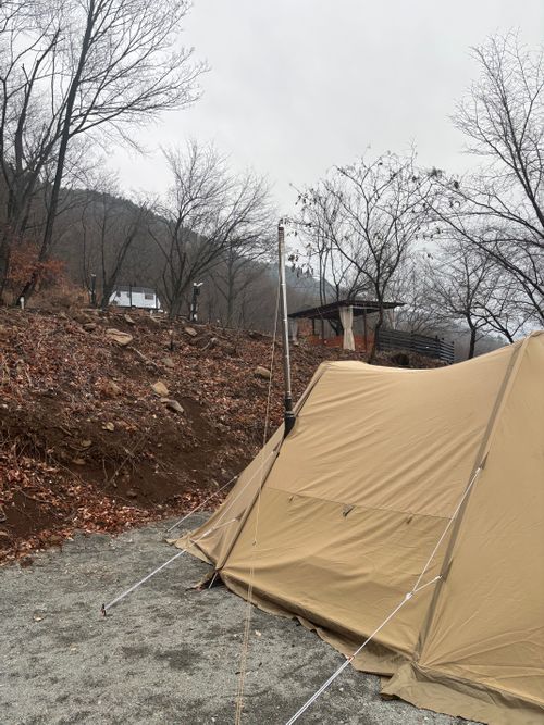 絶景と温泉と薪ストーブとわんこ♡ 未完の里 ファミリーキャンプ 区画サイト aozoraさんのキャンプブログ CAMPiii（キャンピー） -キャンプ専用SNS キャンプのすべてがここに集まる-