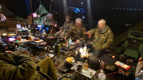 ポーランド軍幕会  中津川河川敷 グループキャンプ フリーサイト ウエィダーさんのキャンプブログ CAMPiii（キャンピー） -キャンプ専用SNS キャンプのすべてがここに集まる-