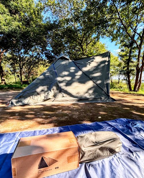 🏕️初秋キャンプ たくせん園地(バーベキュー場&キャンプ場） ソロキャンプ フリーサイト ARUGOさんのキャンプブログ CAMPiii（キャンピー） -キャンプ専用SNS キャンプのすべてがここに集まる-