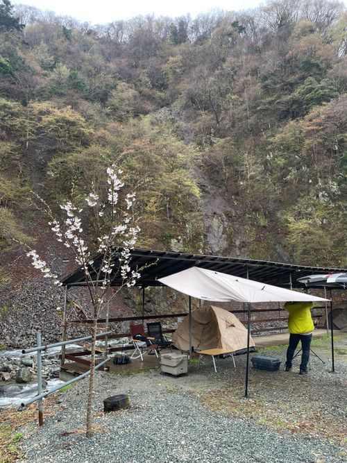 同僚とデュオキャンプ！道志村にある久保キャンプ場へ！ 道志村 久保キャンプ場 ソロキャンプ グループキャンプ 区画サイト ma9さんのキャンプブログ CAMPiii（キャンピー） -キャンプ専用SNS キャンプのすべてがここに集まる-