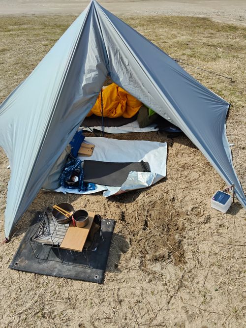 3連休初日　徒歩キャン 笠置キャンプ場 ソロキャンプ フリーサイト おっとまんSさんのキャンプブログ CAMPiii（キャンピー） -キャンプ専用SNS キャンプのすべてがここに集まる-