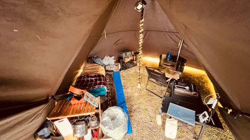 ご褒美キャンプ ① 千人塚公園キャンプ場 ソロキャンプ 区画サイト KABUTOさんのキャンプブログ CAMPiii（キャンピー） -キャンプ専用SNS キャンプのすべてがここに集まる-