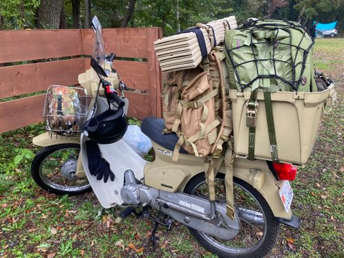 CAMPiii(キャンピー) boorishcamperさんのキャンプブログ 11月キャンプ⛺️スーパーカブで出撃🏍️