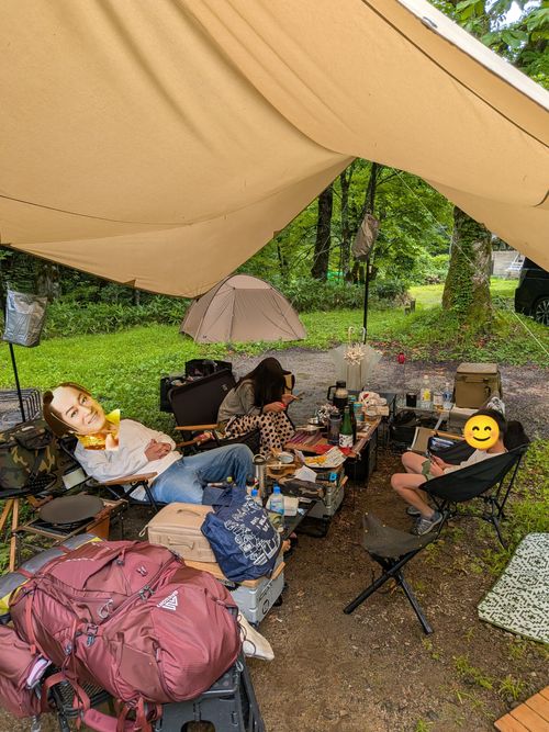 山 with Camp 平湯キャンプ場 グループキャンプ フリーサイト オートサイト IZUIZUさんのキャンプブログ CAMPiii（キャンピー） -キャンプ専用SNS キャンプのすべてがここに集まる-