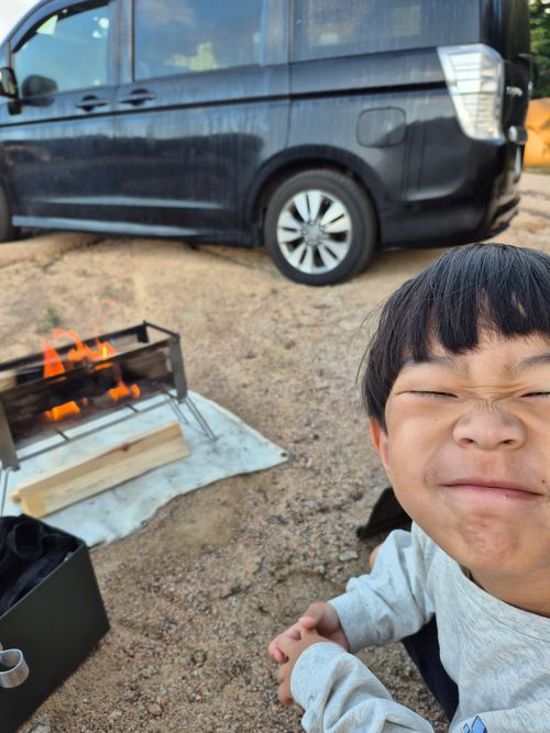 県外キャンプ２回目！ もみのき森林公園 ファミリーキャンプ 区画サイト オートサイト KSKさんのキャンプブログ CAMPiii（キャンピー） -キャンプ専用SNS キャンプのすべてがここに集まる-