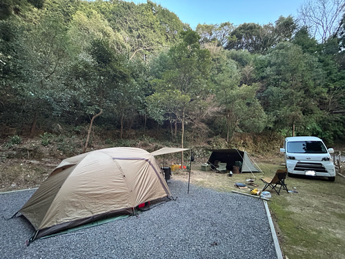 2月キャンプ　初めてと初めてキャンプ 和歌山キャンプ場 ゆらきゃんぷ ソロキャンプ グループキャンプ 区画サイト △kuuga△さんのキャンプブログ CAMPiii（キャンピー） -キャンプ専用SNS キャンプのすべてがここに集まる-