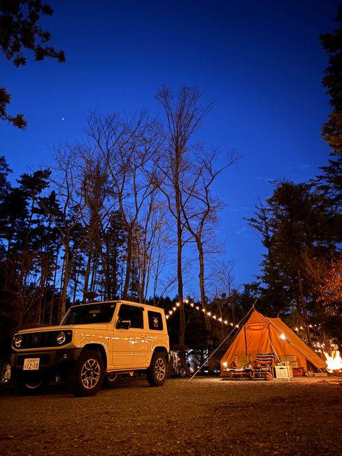 キャンプ解禁🎉＆乾杯🍻青木ヶ原樹海を歩く!? 「フラット登山」第2弾 DOTEKAGE CAMP GROUND 区画サイト Jimko☆さんのキャンプブログ CAMPiii（キャンピー） -キャンプ専用SNS キャンプのすべてがここに集まる-