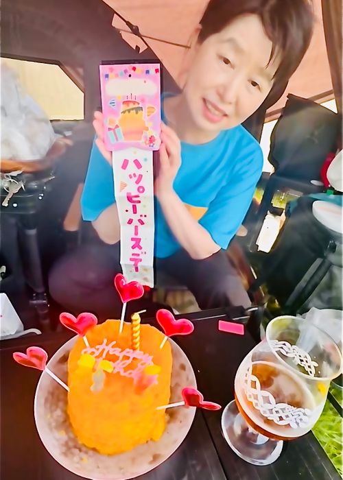 絶景キャンプ場で HAPPY BIRTHDAY 🎂 おじおば🐰キャン△ in 高平キャンプ場 〜 CAMP NO.203 里の駅 高平キャンプ場 ファミリーキャンプ グループキャンプ 区画サイト おじキャン△さんのキャンプブログ CAMPiii（キャンピー） -キャンプ専用SNS キャンプのすべてがここに集まる-