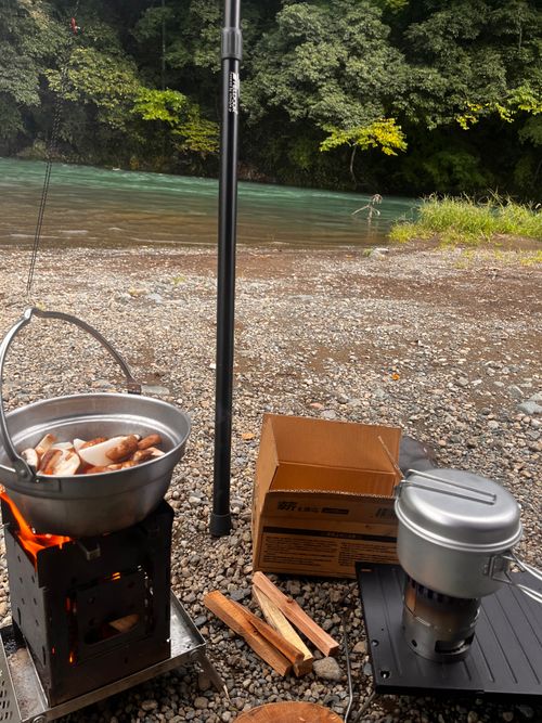 ようやく涼しくなってきたので、河原でデイキャン⛺️ 愛川町 ソロキャンプ フリーサイト 441campさんのキャンプブログ CAMPiii（キャンピー） -キャンプ専用SNS キャンプのすべてがここに集まる-