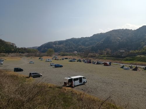 ポーランド軍幕会  中津川河川敷 グループキャンプ フリーサイト ウエィダーさんのキャンプブログ CAMPiii（キャンピー） -キャンプ専用SNS キャンプのすべてがここに集まる-