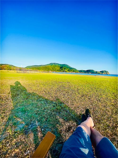 夏キャンプもそろそろ終わり？お盆明けのまた〜りおじ🐰キャン△ in 阿川ほうせんぐり海浜公園 〜 CAMP NO.208 阿川ほうせんぐり海浜公園 ソロキャンプ ファミリーキャンプ フリーサイト おじキャン△さんのキャンプブログ CAMPiii（キャンピー） -キャンプ専用SNS キャンプのすべてがここに集まる-