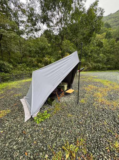 降水確率0％なのに雨！それでも石鎚山へ 自然王国白滝の里キャンプ場 ソロキャンプ フリーサイト yoshiさんのキャンプブログ CAMPiii（キャンピー） -キャンプ専用SNS キャンプのすべてがここに集まる-