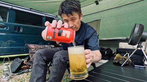 CAMPiii（キャンピー） HOTさんのキャンプブログ エガちゃんビール制覇 笠置キャンプ場