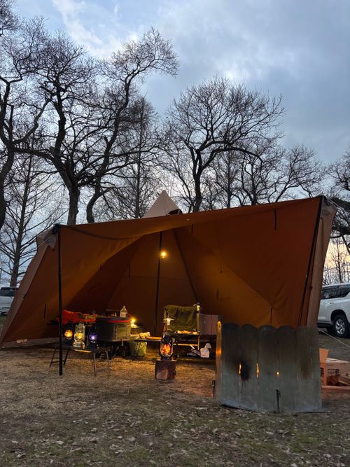 オリンピックで毎日涙涙涙『感動したっ！』 六ツ矢崎浜オートキャンプ場 ソロキャンプ フリーサイト とのさんのキャンプブログ CAMPiii（キャンピー） -キャンプ専用SNS キャンプのすべてがここに集まる-