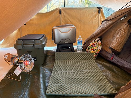 初るぽぽの森〜雪中〜 るぽぽの森 （るぽぽかわさき＆笹谷オートキャンプ場） ソロキャンプ 区画サイト オートサイト ぱぱちょさんのキャンプブログ CAMPiii（キャンピー） -キャンプ専用SNS キャンプのすべてがここに集まる-