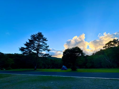 「やっぱ夏は山でしょ!」のんびりキャンプ 聖湖キャンプ場 ソロキャンプ フリーサイト yoshiさんのキャンプブログ CAMPiii(キャンピー) -キャンプ専用SNS キャンプのすべてがここに集まる-