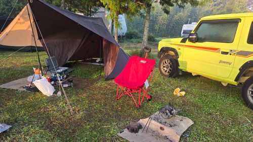 秋の花火大会（を見るキャンプ） オートキャンプユニオン グループキャンプ 区画サイト ke-nさんのキャンプブログ CAMPiii（キャンピー） -キャンプ専用SNS キャンプのすべてがここに集まる-