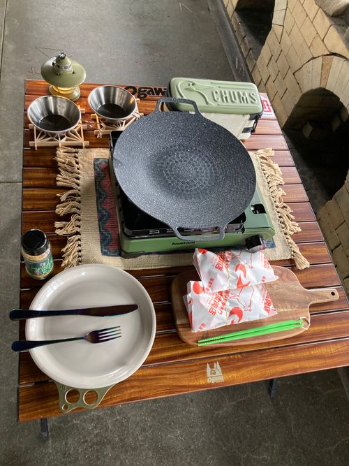 Garage camp store行ってからの外ぼっち焼肉 ソロキャンプ フリーサイト camping roll♪さんのキャンプブログ CAMPiii（キャンピー） -キャンプ専用SNS キャンプのすべてがここに集まる-