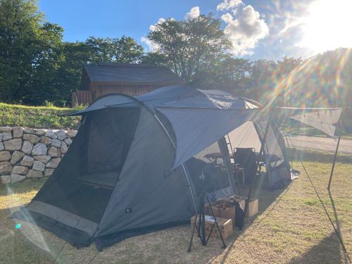 DAISEN♥大山@前編 CAMPFIELD GOEN ファミリーキャンプ オートサイト ぐうたら夫婦さんのキャンプブログ CAMPiii（キャンピー） -キャンプ専用SNS キャンプのすべてがここに集まる-