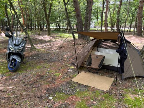 富士山の麓。ホットスポット巡り 精進湖 ソロキャンプ フリーサイト オートサイト ASAPさんのキャンプブログ CAMPiii（キャンピー） -キャンプ専用SNS キャンプのすべてがここに集まる-