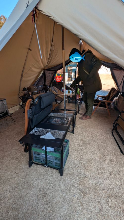 うっかり晴れちゃった最高の直火リベンジキャンプ🔥 乙姫浪漫時間 ソロキャンプ グループキャンプ ヒゲキャンさんのキャンプブログ CAMPiii（キャンピー） -キャンプ専用SNS キャンプのすべてがここに集まる-