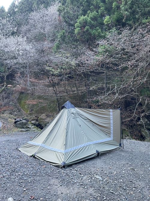 CAMPiii（キャンピー） ma9さんのキャンプブログ 今年の締めキャン！徒歩ソロで行く大岳キャンプ場。徒歩の限界と大トラブルの旅 大岳キャンプ場 上流サイト