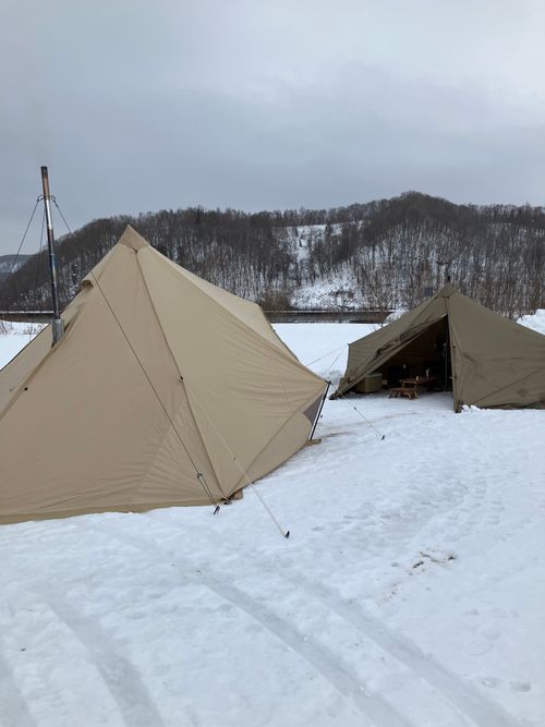 羊蹄山まったく見えず😂 Rusan Village ルサンキャンプ場 グループキャンプ オートサイト siroさんのキャンプブログ CAMPiii（キャンピー） -キャンプ専用SNS キャンプのすべてがここに集まる-