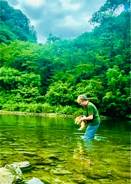 8/7は《キャンプ記念日⛺️》夏の想い出おじ🐰キャン△ in 阿武川温泉公園 〜 CAMP NO.206 萩阿武川温泉公園（キャンプ可） ソロキャンプ ファミリーキャンプ フリーサイト おじキャン△さんのキャンプブログ CAMPiii（キャンピー） -キャンプ専用SNS キャンプのすべてがここに集まる-