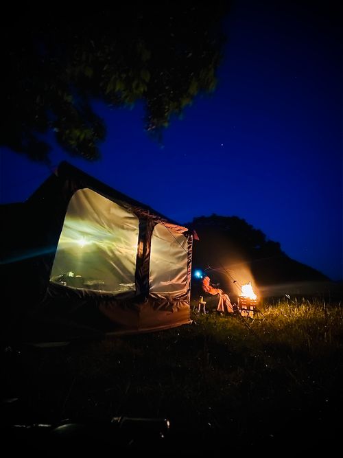のんびりマッタリ&hellip;GW明け連泊おじうさキャン△ in 阿武川河川公園キャンプ場 〜 CAMP NO.190 阿武川河川公園 ソロキャンプ ファミリーキャンプ フリーサイト おじキャン△さんのキャンプブログ CAMPiii（キャンピー） -キャンプ専用SNS キャンプのすべてがここに集まる-