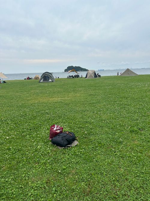 いつものうみかぜ公園 ソロキャンプ フリーサイト Genさんのキャンプブログ CAMPiii（キャンピー） -キャンプ専用SNS キャンプのすべてがここに集まる-