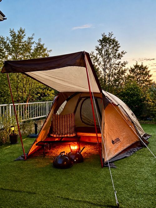 🌺恒例行事🌺真夏の「庭キャン」⛺️ 宮城県 Oniyomeさんのキャンプブログ CAMPiii（キャンピー） -キャンプ専用SNS キャンプのすべてがここに集まる-