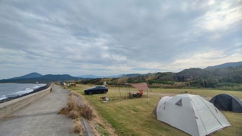 会社の仲間とグルキャン 糸島ピクニックビレッジ オートキャンプ場 グループキャンプ 区画サイト スローライフに憧れるさんのキャンプブログ CAMPiii（キャンピー） -キャンプ専用SNS キャンプのすべてがここに集まる-