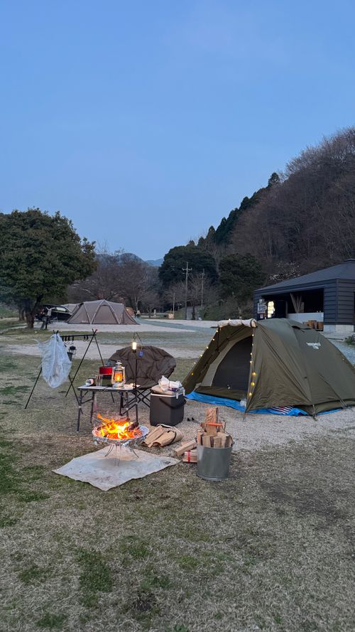 今年初投稿ソロキャン！！（でも今年2回目なんです〜！！！） 奥八女焚火の森キャンプフィールド ソロキャンプ 区画サイト オートサイト はるかさんのキャンプブログ CAMPiii（キャンピー） -キャンプ専用SNS キャンプのすべてがここに集まる-