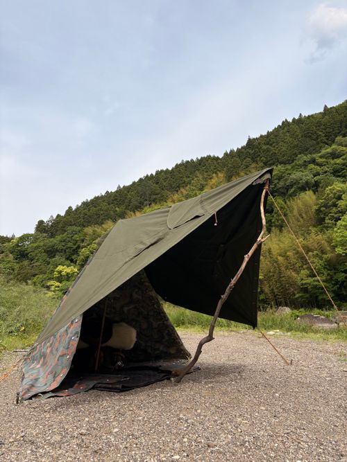 多国籍軍幕Camp🪖 前川キャンプ場 ソロキャンプ フリーサイト Camp 'n'g  Roll♪🏁さんのキャンプブログ CAMPiii（キャンピー） -キャンプ専用SNS キャンプのすべてがここに集まる-