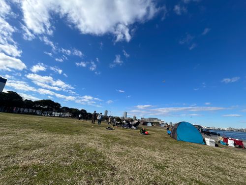 タープ忘れのチェアリング うみかぜ公園 ソロキャンプ フリーサイト Genさんのキャンプブログ CAMPiii（キャンピー） -キャンプ専用SNS キャンプのすべてがここに集まる-