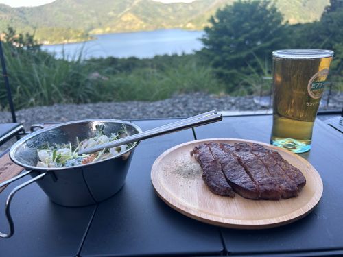 琵琶湖一望ソロキャンプ⛺️ 奥琵琶湖キャンプ場 ソロキャンプ オートサイト Tadokoroさん🔰さんのキャンプブログ CAMPiii（キャンピー） -キャンプ専用SNS キャンプのすべてがここに集まる-