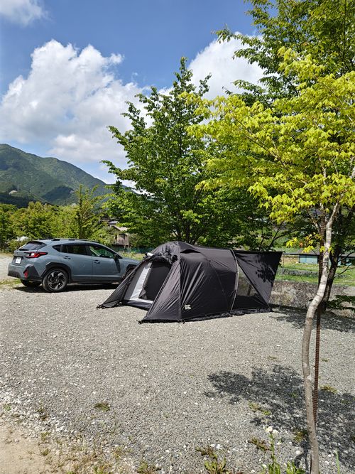 いい季節 9時17時（クジゴジ）道志オートキャンプ場 ソロキャンプ 区画サイト やちさんのキャンプブログ CAMPiii（キャンピー） -キャンプ専用SNS キャンプのすべてがここに集まる-