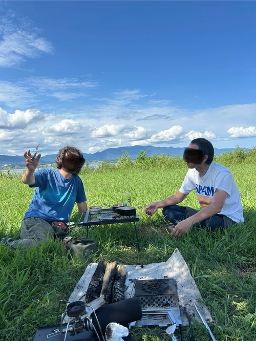 遠征キャンプ Part2     琵琶湖支那2 連泊 湖岸緑地 志那2 ソロキャンプ グループキャンプ フリーサイト Genさんのキャンプブログ CAMPiii（キャンピー） -キャンプ専用SNS キャンプのすべてがここに集まる-