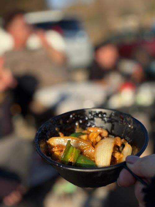 らにちゃんとしっぽり年末がやっぱりグルになる年末キャンプ🏕 ともえ川Park グループキャンプ 区画サイト ぷりんさんのキャンプブログ CAMPiii（キャンピー） -キャンプ専用SNS キャンプのすべてがここに集まる-