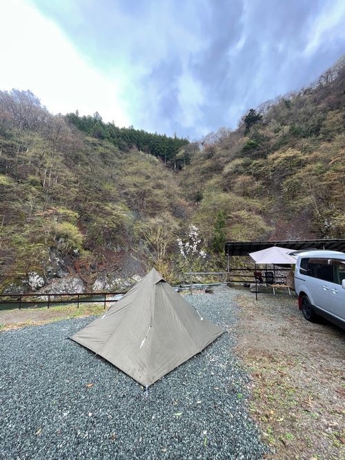 CAMPiii（キャンピー） ma9さんのキャンプブログ 同僚とデュオキャンプ！道志村にある久保キャンプ場へ！ 道志村 久保キャンプ場