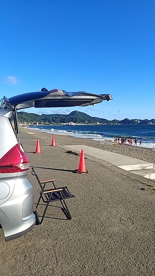 コンビニで車中泊ですってー⁉️ ※キャンプ記事ではありません 岩井海岸 ソロキャンプ 区画サイト 夢見るクマさんのキャンプブログ CAMPiii(キャンピー) -キャンプ専用SNS キャンプのすべてがここに集まる-