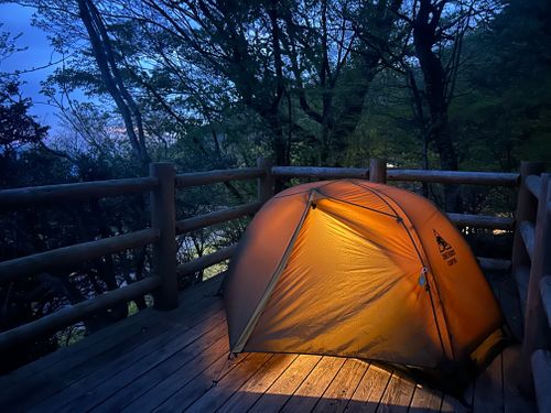 登山デビュー(テント泊付き) 金剛山 ソロキャンプ 区画サイト △kuuga△さんのキャンプブログ CAMPiii（キャンピー） -キャンプ専用SNS キャンプのすべてがここに集まる-