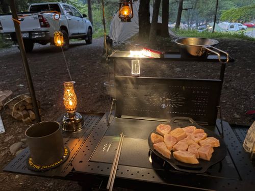 グリーンパークふきわれ🏕初おろしテーブル！ グリーンパーク吹割 ソロキャンプ フリーサイト ぺちゃさんのキャンプブログ CAMPiii（キャンピー） -キャンプ専用SNS キャンプのすべてがここに集まる-